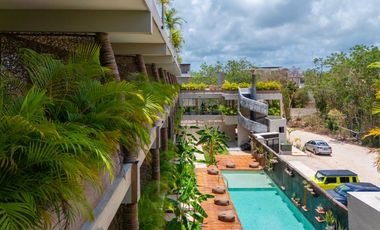 Bonito Estudio en Venta en La Veleta, Tulum con Hermosas Amenidades.