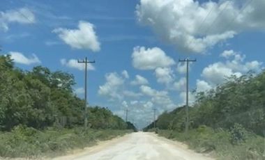 VENTA DE TERRENO CERCANO A CARRETERA MERIDA-CANCÚN EN CANCÚN QUINTANA ROO
