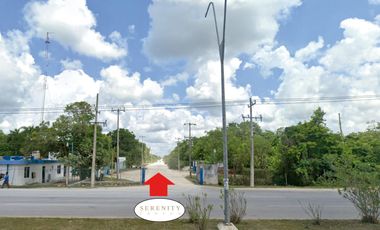 VENTA DE TERRENO CERCANO A CARRETERA MERIDA-CANCÚN EN CANCÚN QUINTANA ROO