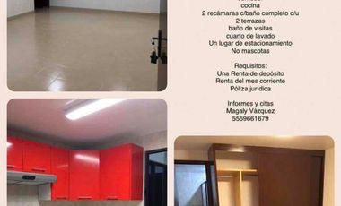 Departamento en renta Lindavista CDMX
