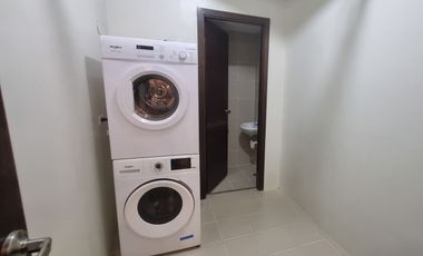 Semi-furnished 2-bedroom for rent with parking and balcony at Verve Residences
