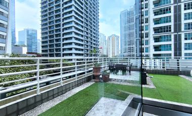 BLUE SAPPHIRE RESIDENCES: 2BR Garden for Rent, 185 sqm, Furnished, 1P, P120,000