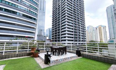 BLUE SAPPHIRE RESIDENCES: 2BR Garden for Rent, 185 sqm, Furnished, 1P, P120,000