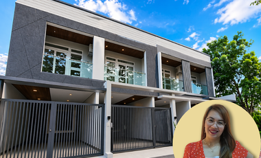 Elegant 2 Storey Townhouse for sale in Mapayapa Village near Holy Spirit Commonwealth Quezon City