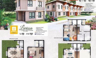 3 BR Townhouse Model at Paseo de Lipa-LEVANA MODEL