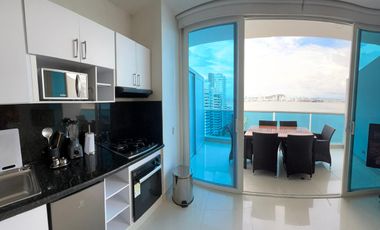 ARRIENDO APARTAMENTO FRENTE A LA BAHIA DE CASTILLOGRANDE