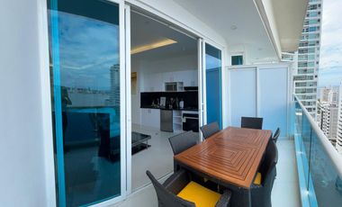 ARRIENDO APARTAMENTO FRENTE A LA BAHIA DE CASTILLOGRANDE