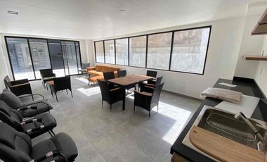 DEPA EN RENTA CHAPULTEPEC 2 RECAMARAS VISTA A LA CIUDAD