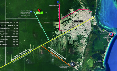INVIERTE EN UNO O MAS LOTES EN CANCÚN QUINTANA ROO