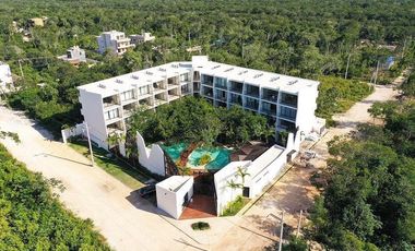 Estudio en Venta en Tulum, La Veleta: Oportunidad de Inversión con Alberca y Gimnasio