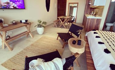 Estudio en Venta en Tulum, La Veleta: Oportunidad de Inversión con Alberca y Gimnasio