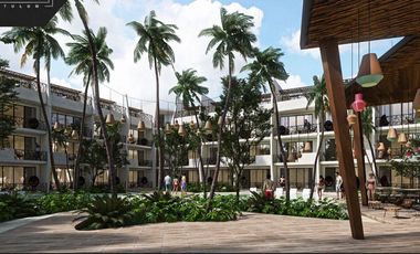 Estudio en Venta en Tulum, La Veleta: Oportunidad de Inversión con Alberca y Gimnasio