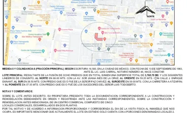 Bodega y locales en venta en Tlalnepantla Centro, frente al sat