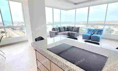 Departamento en venta en Chipipe Salinas playa súper cerca y seguridad 24 horas