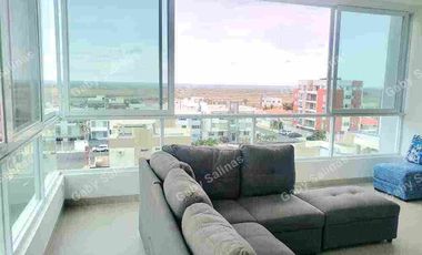 Departamento en venta en Chipipe Salinas playa súper cerca y seguridad 24 horas
