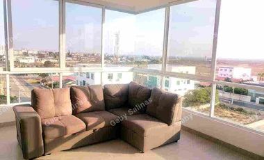 Departamento en venta en Chipipe Salinas playa súper cerca y seguridad 24 horas
