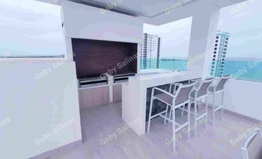 Departamento en venta en Chipipe Salinas playa súper cerca y seguridad 24 horas