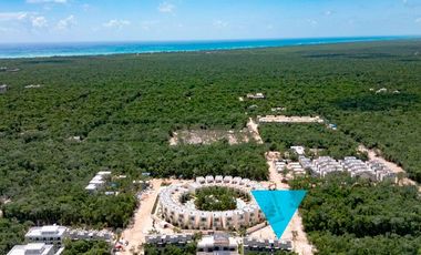 Apartamento en venta en Tulum Región 15, Quintana Roo: 1 recámara, cocina integral, alberca