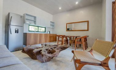 Apartamento en venta en Tulum Región 15, Quintana Roo: 1 recámara, cocina integral, alberca