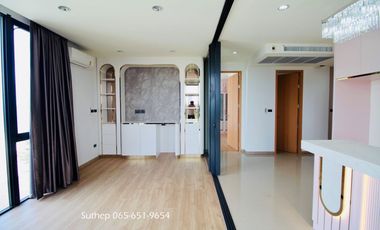For Sale: Taranya Condominium, 7th Floor, 72 sq.m. with sea and river view, fully furnished and ready to move in. Located on Saeng Chan Beach, Rayong