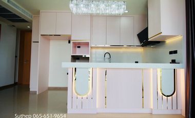 For Sale: Taranya Condominium, 7th Floor, 72 sq.m. with sea and river view, fully furnished and ready to move in. Located on Saeng Chan Beach, Rayong