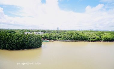 For Sale: Taranya Condominium, 7th Floor, 72 sq.m. with sea and river view, fully furnished and ready to move in. Located on Saeng Chan Beach, Rayong