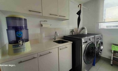 Arriendo Departamento Amoblado de Lujo, Moderno, 270m2, Piso Alto, Vista Panorámica, Sector González Suárez