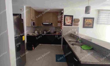 ALQUILER departamento amoblado en piso alto con ascensor linda vista a la ciudad Guayaquil CEIBOS vía a la costa