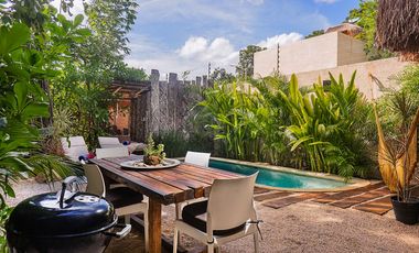 Increíble casa 4 recámaras en Aldea Jabin, Tulum