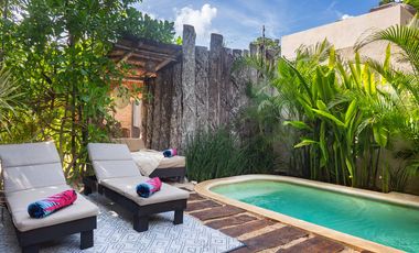 Increíble casa 4 recámaras en Aldea Jabin, Tulum