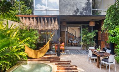 Increíble casa 4 recámaras en Aldea Jabin, Tulum