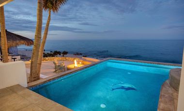 Casa frente al mar, vista al océano y montaña, venta, Punta Pescadero, Los Barriles
