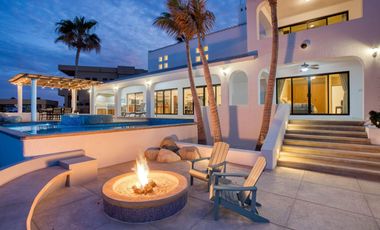 Casa frente al mar, vista al océano y montaña, venta, Punta Pescadero, Los Barriles
