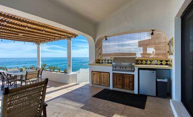 Casa frente al mar, vista al océano y montaña, venta, Punta Pescadero, Los Barriles