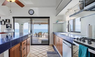 Casa frente al mar, vista al océano y montaña, venta, Punta Pescadero, Los Barriles