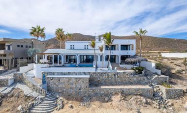 Casa frente al mar, vista al océano y montaña, venta, Punta Pescadero, Los Barriles