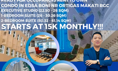 Pet-friendly Condo in EDSA Boni MRT 1 Bedroom Rent to own in Ortigas Mandaluyong MRT3 Boni Pioneer Woodlands near BGC AIRPORT