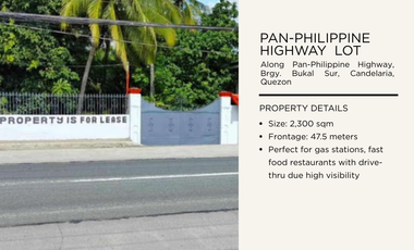 FOR LONG-TERM LEASE: Pan-Philippine Highway Lot in Candelaria, Quezon