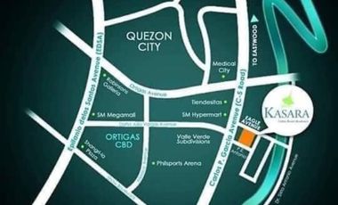 2 Bedroom Corner unit 25K/Mo Rent to Own Ready for Occupancy at Kasara Urban Resort Residences Condo in C5 Ortigas near UP ATENEO CCF Valle Verde