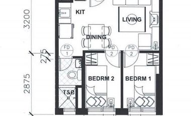 Modern condo Little Baguio Terraces 11k/mo  RFO rent to own 2 bedroom condo in san juan near Ortigas Manila Xavierhills Greenhills