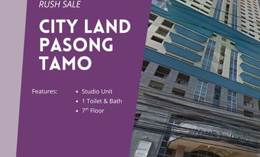 1.98M  Good Deal Studio Condominium Unit Pasong Tamo Makati For Sale