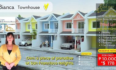 For sale Affordable Townhouse w/ a Title on Camotes Islands, San Francisco, Cebu