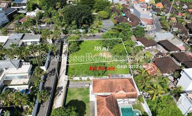 Main Road - Land 785m² , Kayu Tulang Canggu