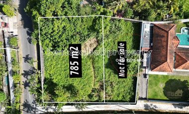 Main Road - Land 785m² , Kayu Tulang Canggu