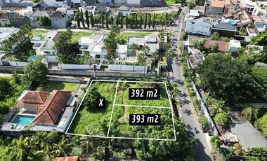 Main road land 393 & 392m² - Kayu tulang Canggu