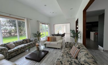 OPORTUNIDAD DE ALQUILAR HERMOSA CASA MODERNA EN PACHACAMAC CON PISCINA AMOBLADO