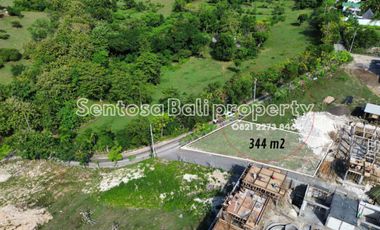 Freehold land sale 344m2 pantai cemongkak Bingin Pecau Bali