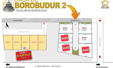 RUMAH CANTIK SHM TANAH LUAS DEKAT AMAN JIWO BOROBUDUR