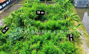 Tanah 261 m2 Kawasan Villa di Semer Kerobokan Bali
