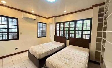 House and Lot for Rent in - [ Merville Park Parañaque ] - 4 BR with Maidsroom Fully Furnished House - with 2 Car Garage